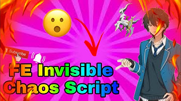 *FE* Invisible Chaos Script (You can hit them) - Arceus X