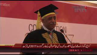 Governor Sindh Muhammad Zubair attends IBA Convocation 2017 02 12 2017