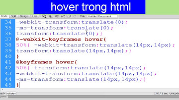 Thiết kế website, học lập trình cơ bản.hiệu ứng khi hover (P12) l using HTML & CSS, Javascript