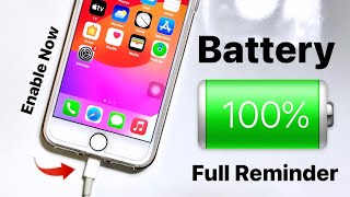 How to Set Full Battery Alarm on iPhone 6s & 7 on iOS 15.8.1 - Full Battery Charged Reminder