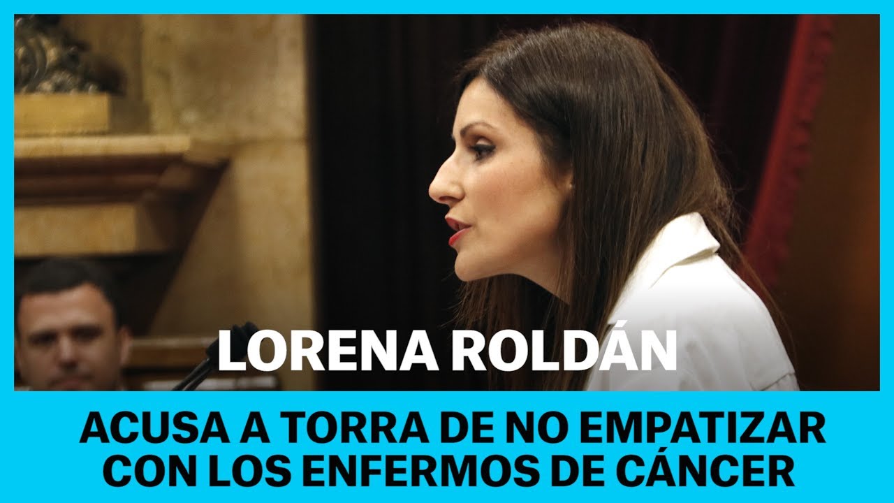 el nacional periodico Roldán patina al acusar a Quim Torra de no empatizar con enfermos de cáncer