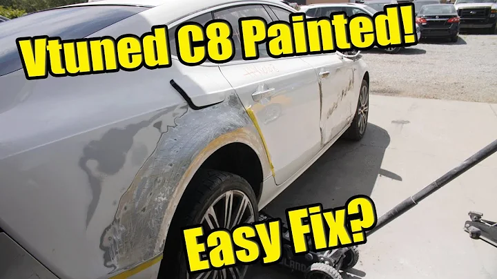 Rebuilding a Super Cheap Audi A7 and Painting @Vtuned Corvette C8 parts! - DayDayNews