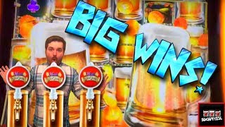 NEW SLOT ALERT!!! Heidi's Bier Haus Slot Machine with Hot as Hell wins and Tons of Bonuses