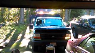Full light test whelen hideaways and 9m 8000 series lightbar
