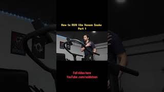 How to run like Venom Snake Part 1 #mgs #metalgear #solidsnake #running #fyp