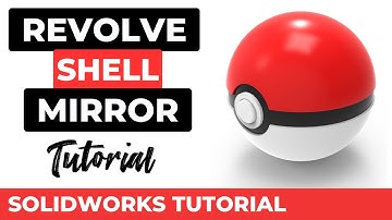 SolidWorks Tutorial voor beginners Oefening - Gedraaide schaal en spiegelfunctie