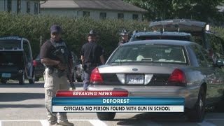 Officials: No person found with gun in DeForest school 5 p.m. 9-9-15