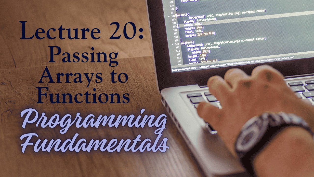 Лекция 20 - Передача массивов в функции (C++) - Основы программирования