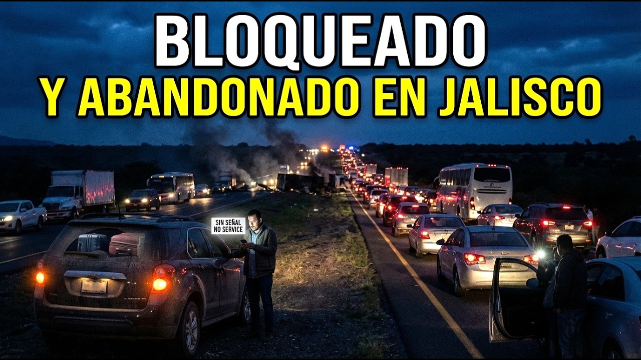 Bloqueos en Jalisco: qué hacer si quedas varado en carretera y nadie te auxilia hoy | Radar Global