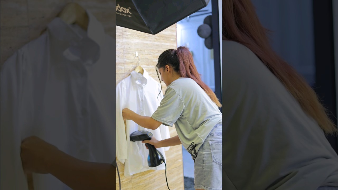 OMG! First Time Khdse iron kia 😢😂 | Agaro steam iron review  #shorts #ashortsaday