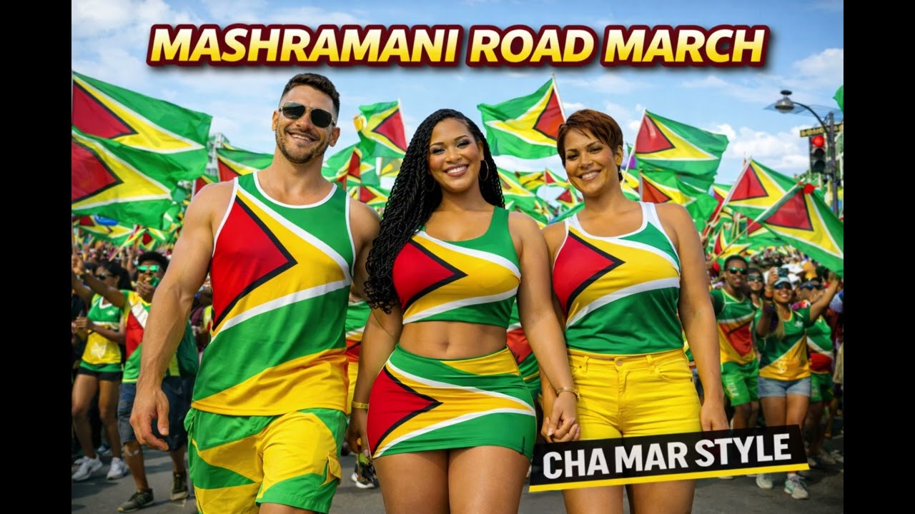 🎉 IF DE ROAD WAS MINE – Mashramani Chutney / Calypso 🎉🇬🇾CHA MAR STYLE