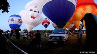 Timelapse of the hot air balloon show at Lisle