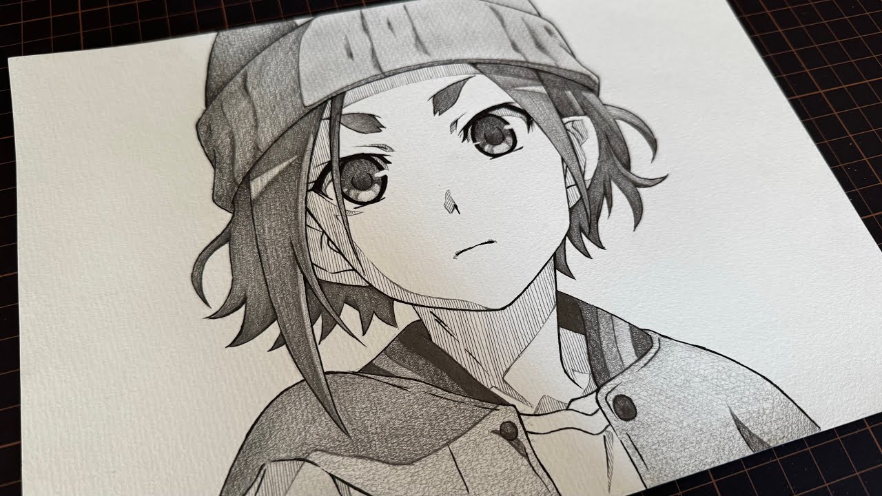 物語〉シリーズ】斧乃木余接描いてみた| pencil drawing #イラスト