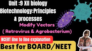 XII - Vectors for cloning genes in plants animals How to modify retrovirus Agrobacterium