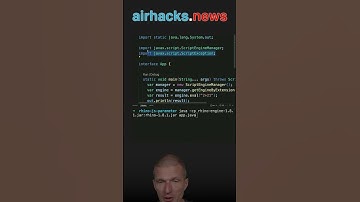 Passing Java Parameters To RhinoJS #java #shorts #coding #airhacks