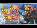 Sea of Conquest - Best Fearless Princess Build - How to Set Up your Ship   Season 1