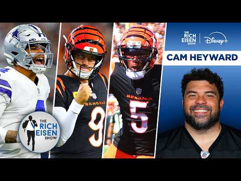 Hold On! Joe Burrow is the QB on Steelers DT Cam Heyward's Fantasy Team?!?! | The Rich Eisen Show