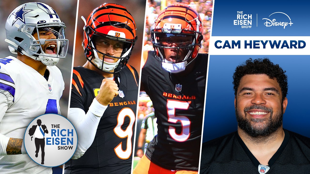 Hold On! Joe Burrow is the QB on Steelers DT Cam Heyward's Fantasy Team?!?! | The Rich Eisen Show