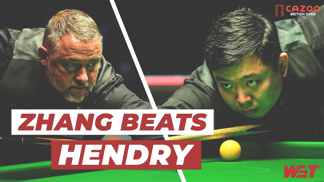 Zhang Beats Hendry To Continue Unbeaten Start To Season! 2022 Cazoo British Open Qualifiers