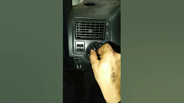 طريقه ازاله مفتاح الضوء سياره فولكس فاجن 
