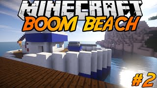 Boom Beach in Minecraft | Making of #2 | Gun boat, Landing craft