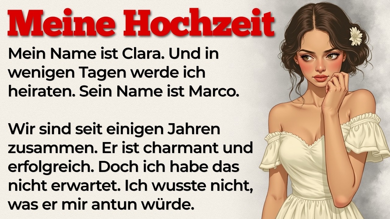 Allein an meiner Hochzeit | Learn German with Stories | German Stories