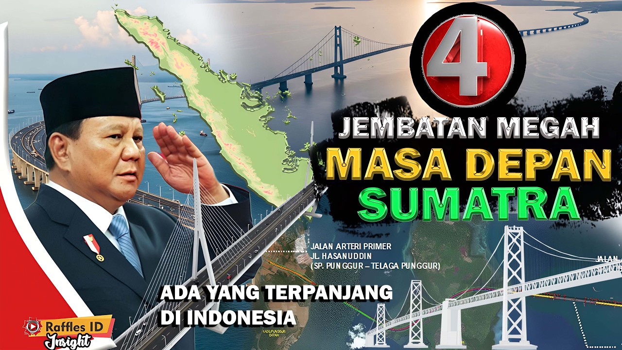 Indonesia Malaysia Terhubung !? 4 Jembatan Megah Yang Akan di Bangun di Sumatra !