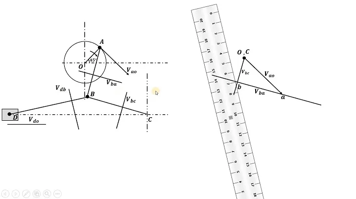 Lecture 10 | How to draw velocity diagram in case of toggle mechanism | Relative velocity method