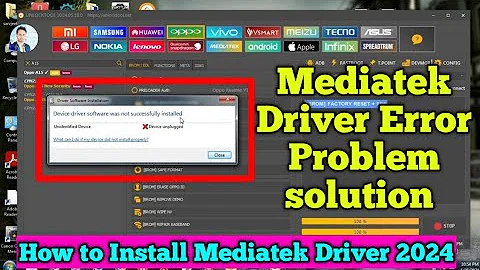 Mediatek Driver Error Problem Solution|| Oppo / Vivo Mtk CPU Phone Driver Installation Process 2024