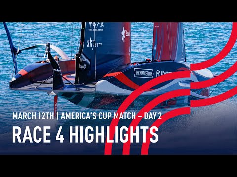 36th America's Cup Race 4 Highlights