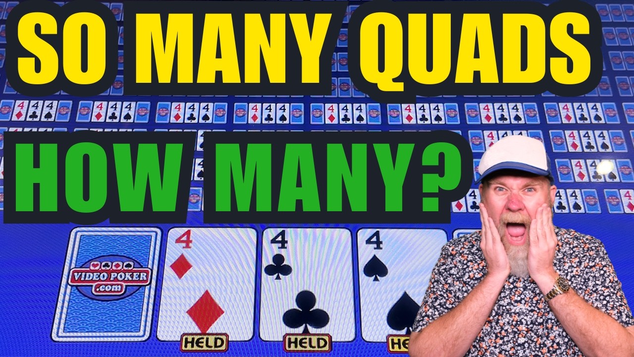 DEALT Full House & 4444  - 50 Hands At a Time of .50 Jacks or Better Multiline