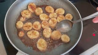 Vegan Caramelized Bananas🍌