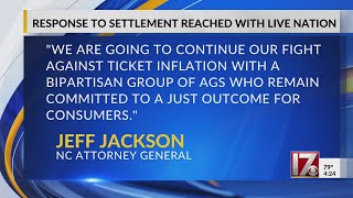 North Carolina to continue Live Nation lawsuit after US DOJ settlement