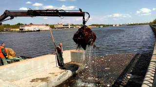 Чистка Москвы Реки В Районе Нагатинского Затона