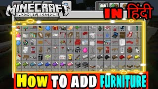How to add furniture in Minecraft | Minecraft videos | furniture video | Minecraft pe screenshot 4