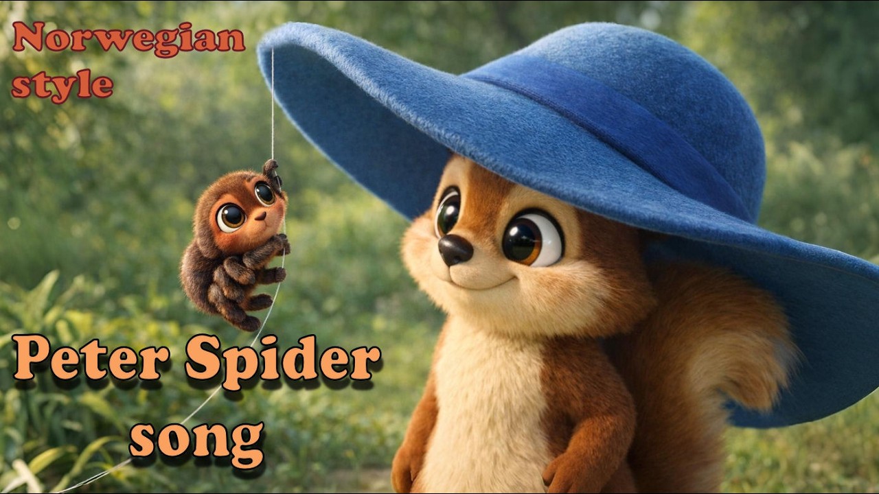 Tiny Peter Spider Song – Climb Up on My Hat! | Nursery Rhymes & Kids Songs