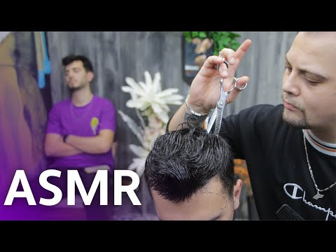 ASMR Complete Barber Service | Asmr Haircut, Hair Removal, Asmr Shaving, Asmr Massage