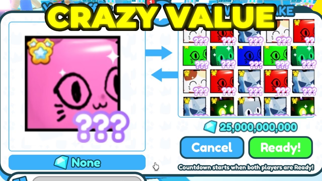 What Do People Trade For HUGE PINK BALLOON CAT In Pet Simulator X 