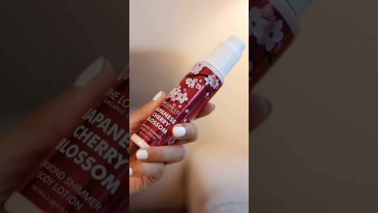The Love Co. Japanese Cherry Blossom Shimmer Body Lotion 