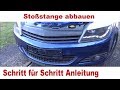 Opel Astra H Scheinwerfer ausbauen und Stoßstange abbauen   Anleitung Schritt für Schritt