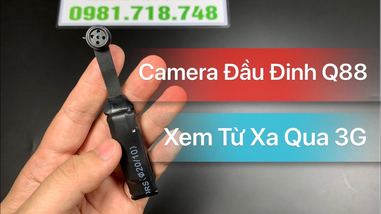 Camera q88 Siêu Nhỏ Không Dây || Camera Ngụy Trang Cúc Áo Wifi Xem Trên ...