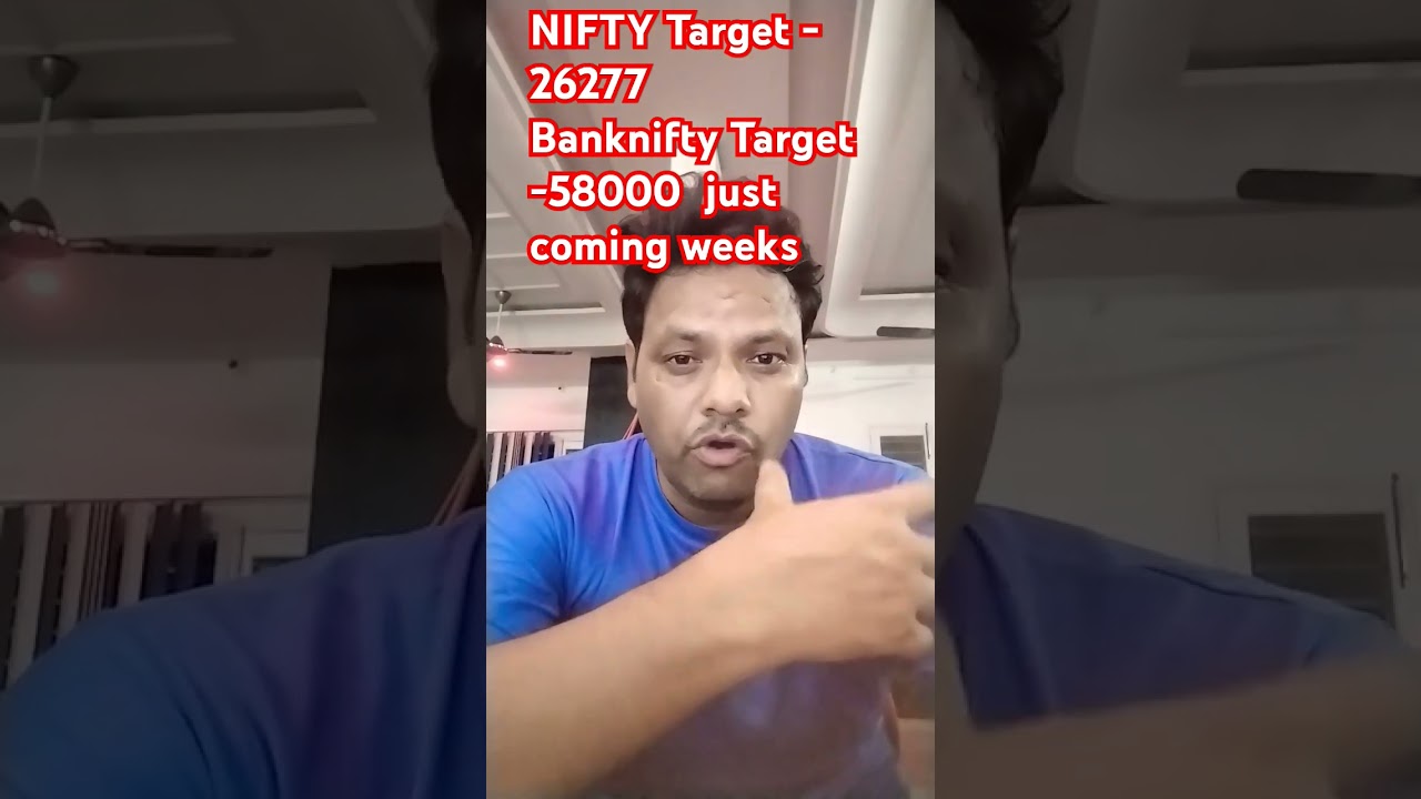 NIFTY TARGET -26300 BANKNIFTY TARGET -58000