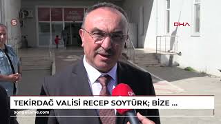 Tekirdağ Valisi Recep Soytürk Bize Gelen Yıkım Ve Yıkıntının Altında Kalmış Yaralı Ihbarı Yok