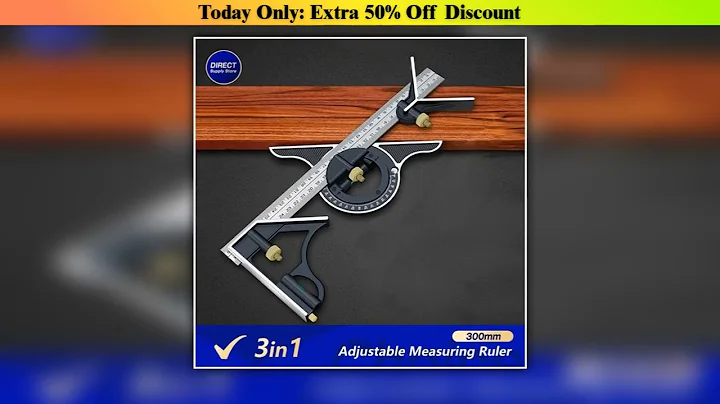 Best Seller Woodworking 3 In 1 300mm Adjustable Measuring Ruler Multi Combination Square Angle Find