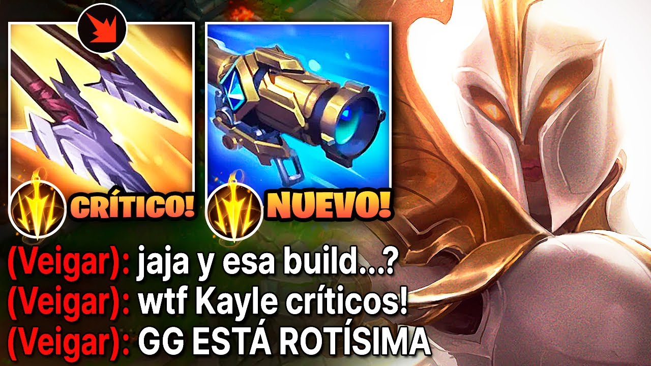 Kayle Pero Cada Básico quita el 80% de la Vida con full Críticos