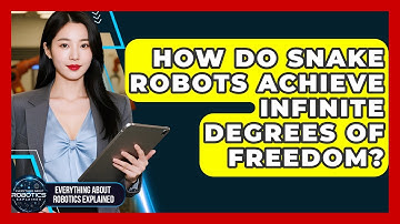 How Do Snake Robots Achieve Infinite Degrees Of Freedom? - Everything About Robotics Explained
