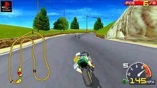 Moto Racer - Gameplay PSX / PS1 / PS One / HD 720P (Epsxe) screenshot 3