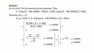 Exam P exercise for January 16, 2020