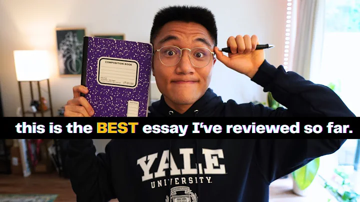 Editing YOUR College Essays | The BEST Common App I've Read