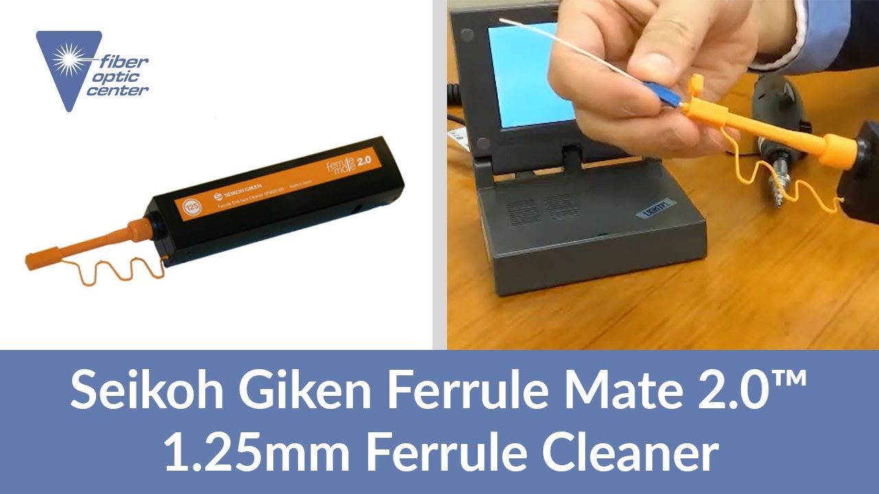Seikoh Giken Ferrule Mate 2.0™ 1.25mm Connector Cleaner (LC/MU) - Available from Fiber Optic Center